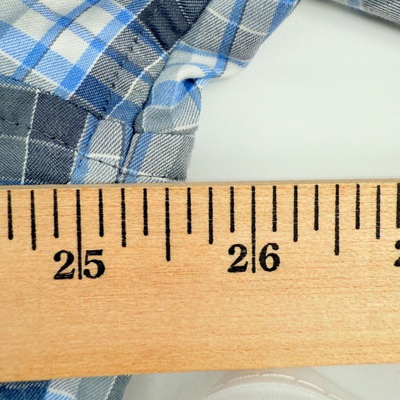 Vineyard Vines Performance XL Blue Gray Plaid Classic Fit Murray Shirt - Picture 10 of 10